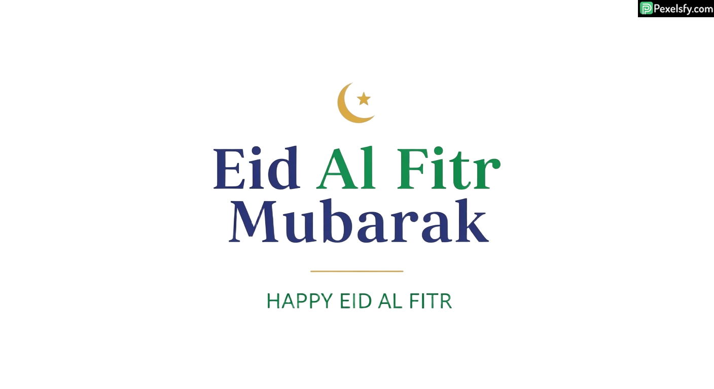 Eid Al Fitr Mubarak greeting isolated on transparent background (11)