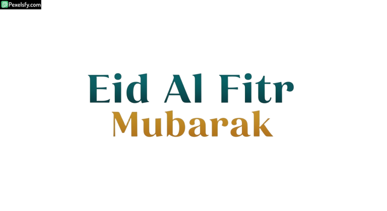 Eid Al Fitr Mubarak greeting isolated on transparent background (13)