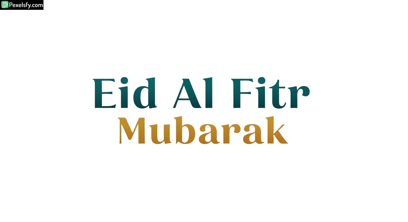 Eid Al Fitr Mubarak greeting isolated on transparent background (13)