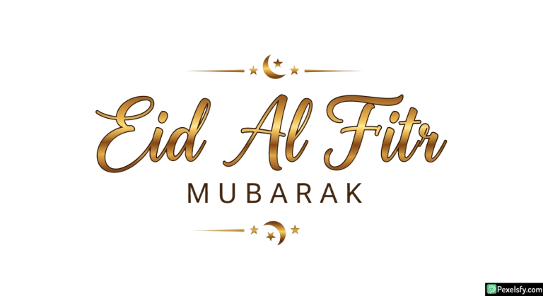 Eid Al Fitr Mubarak greeting isolated on transparent background (15)