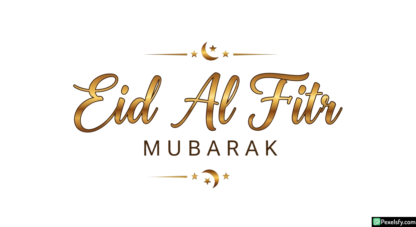Eid Al Fitr Mubarak greeting isolated on transparent background (15)