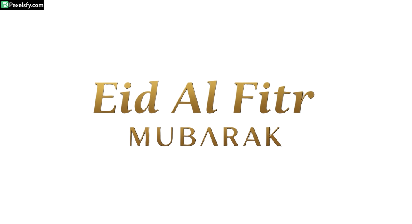 Eid Al Fitr Mubarak greeting isolated on transparent background (16)