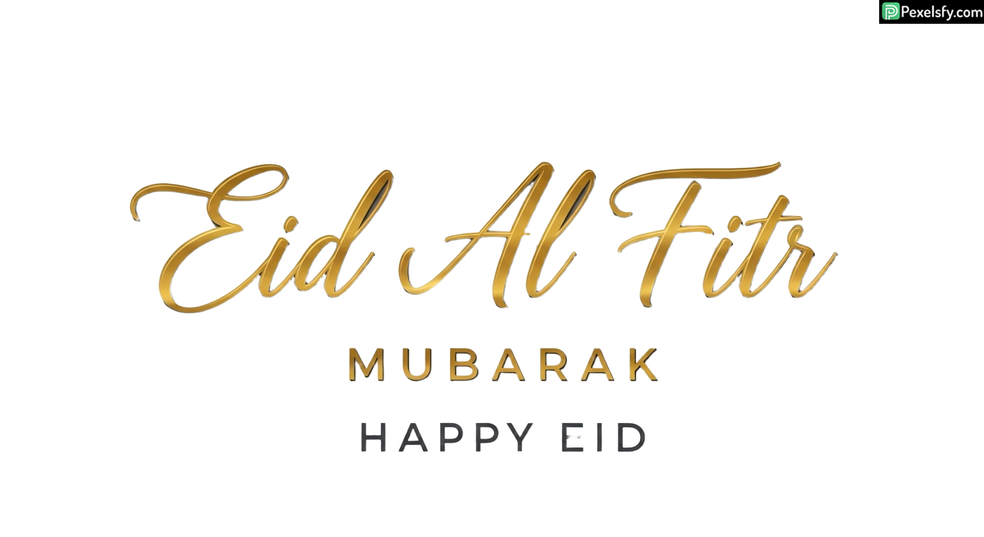Eid Al Fitr Mubarak greeting isolated on transparent background (18)