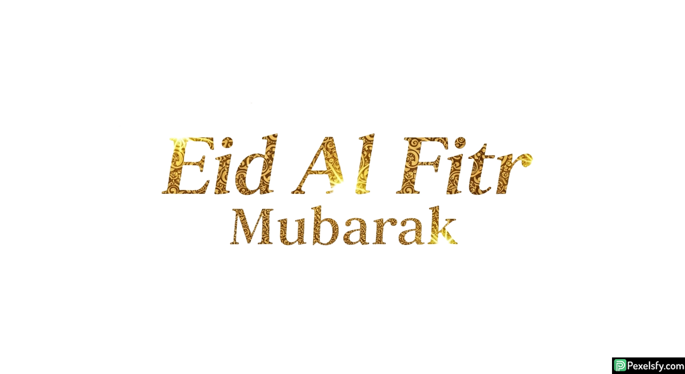 Eid Al Fitr Mubarak greeting isolated on transparent background (19)