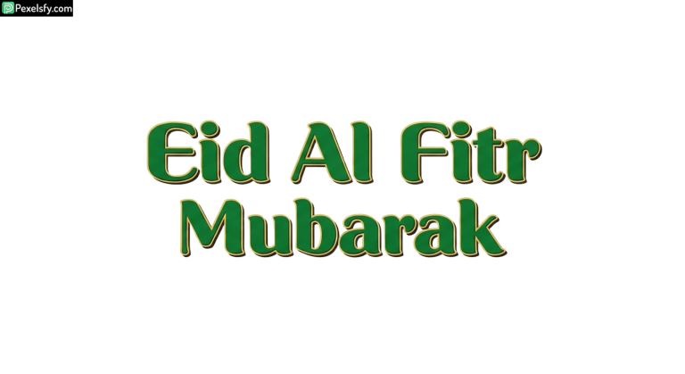Eid Al Fitr Mubarak greeting isolated on transparent background (22)