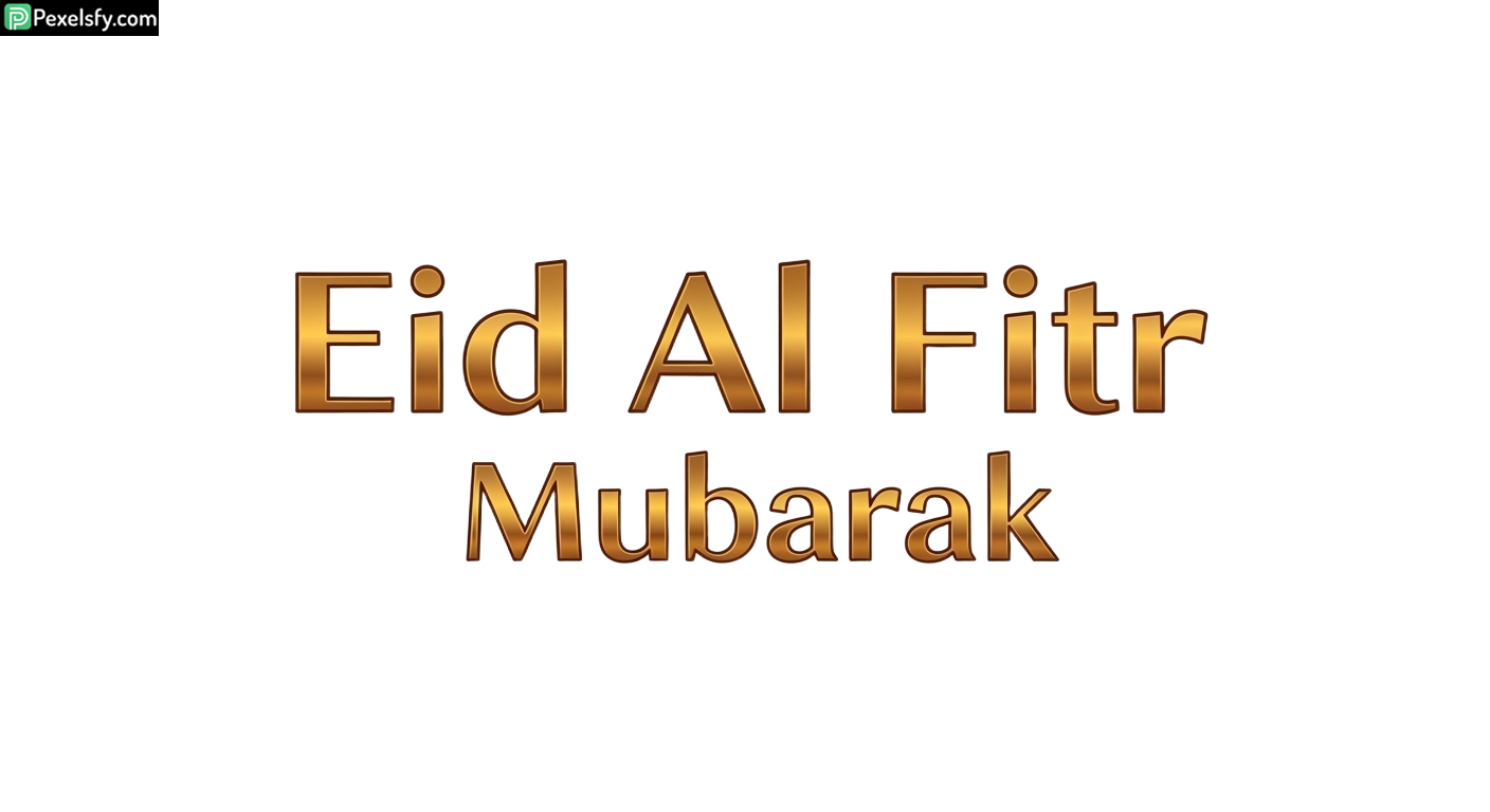 Eid Al Fitr Mubarak greeting isolated on transparent background (25)