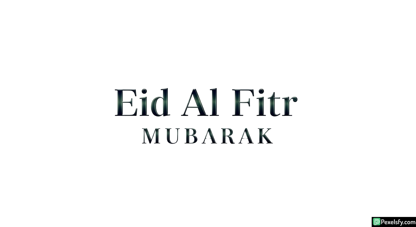Eid Al Fitr Mubarak greeting isolated on transparent background (27)