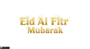 Eid Al Fitr Mubarak greeting isolated on transparent background (28)