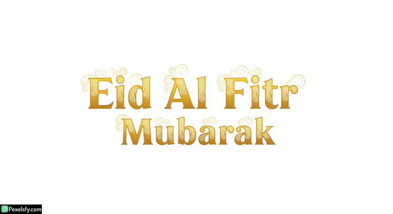 Eid Al Fitr Mubarak greeting isolated on transparent background (28)