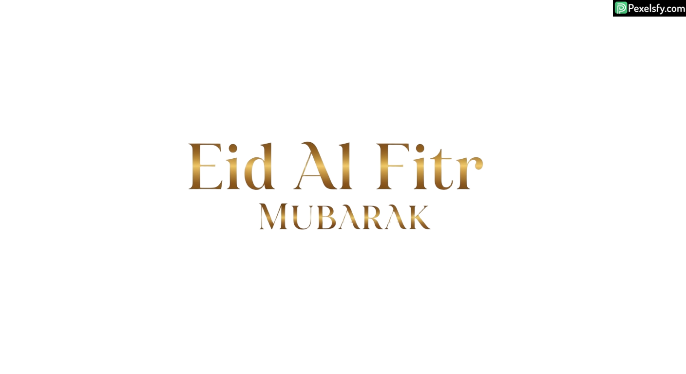 Eid Al Fitr Mubarak greeting isolated on transparent background (29)