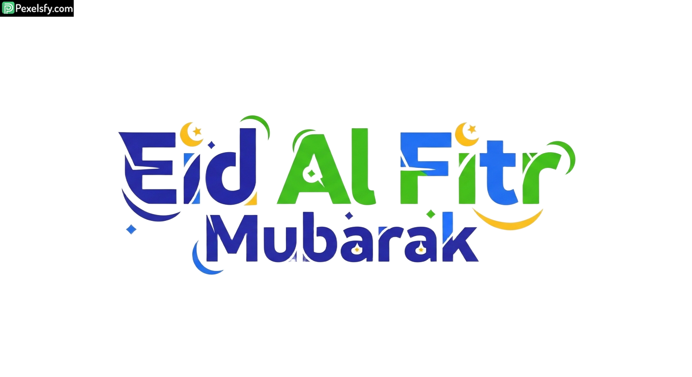 Eid Al Fitr Mubarak greeting isolated on transparent background (32)