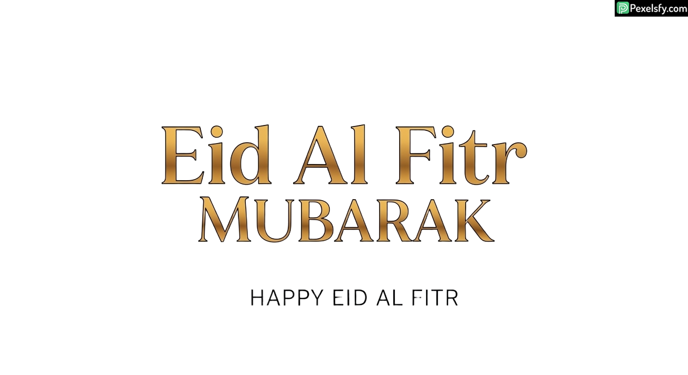 Eid Al Fitr Mubarak greeting isolated on transparent background (33)