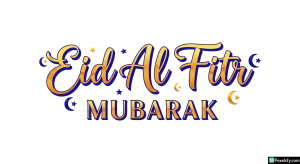 Eid Al Fitr Mubarak greeting isolated on transparent background (34)