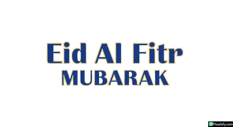 Eid Al Fitr Mubarak greeting isolated on transparent background (38)