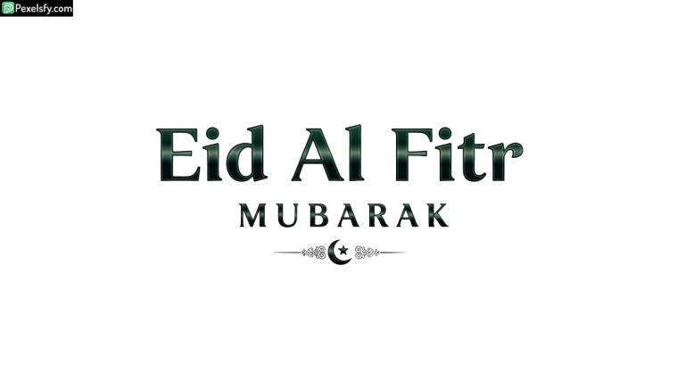 Eid Al Fitr Mubarak greeting isolated on transparent background (39)