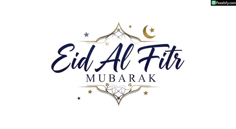 Eid Al Fitr Mubarak greeting isolated on transparent background (41)