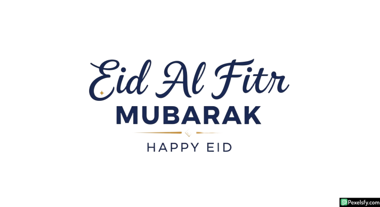 Eid Al Fitr Mubarak greeting isolated on transparent background (42)