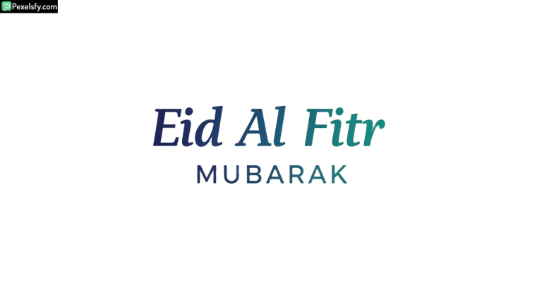 Eid Al Fitr Mubarak greeting isolated on transparent background (44)