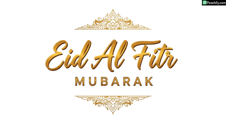 Eid Al Fitr Mubarak greeting isolated on transparent background (47)