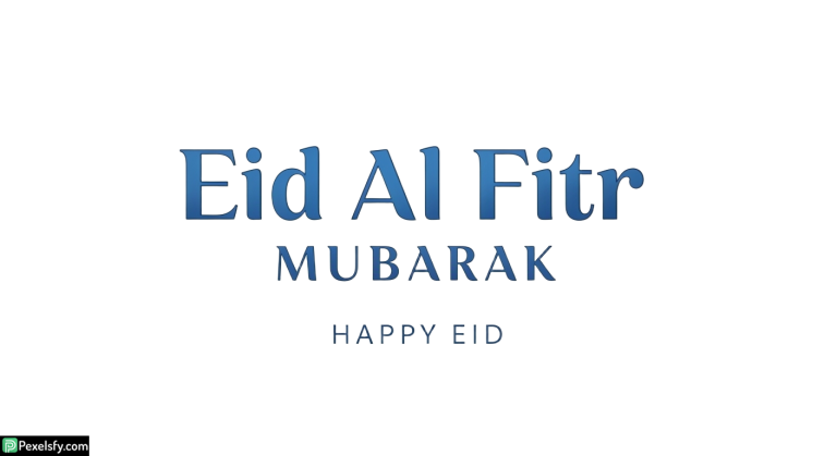 Eid Al Fitr Mubarak greeting isolated on transparent background (7)