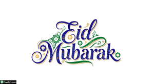Eid Mubarak Calligraphy Design isolated on transparent background (13)