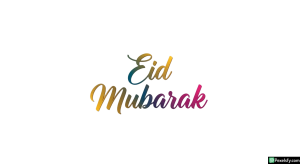 Eid Mubarak Calligraphy isolated on transparent background (32)