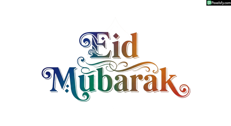 Eid Mubarak Calligraphy isolated on transparent background (33)