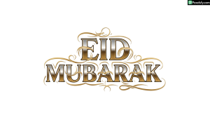 Eid Mubarak Calligraphy isolated on transparent background (36)