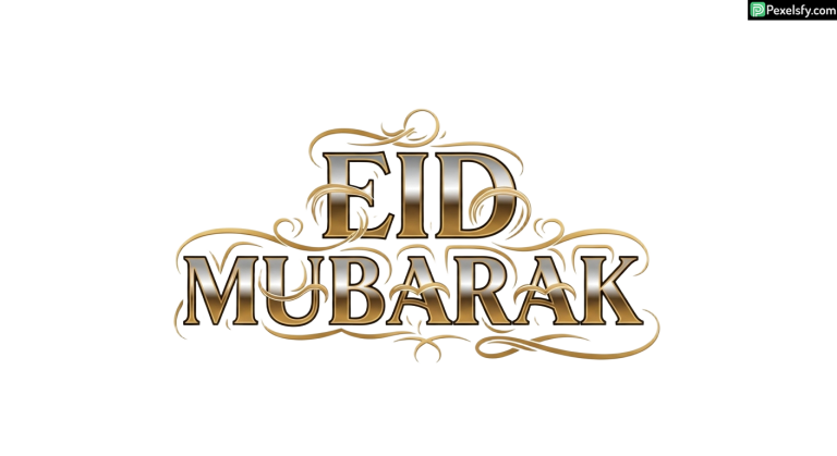 Eid Mubarak Calligraphy isolated on transparent background (36)