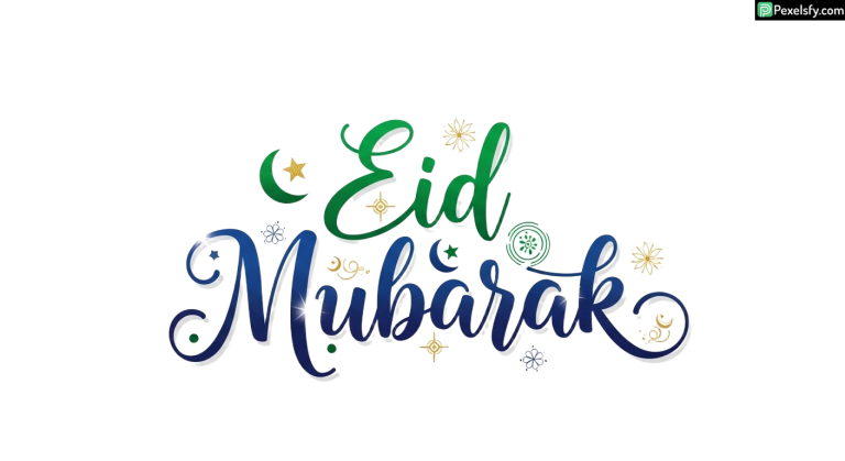 Eid Mubarak Calligraphy isolated on transparent background (39)