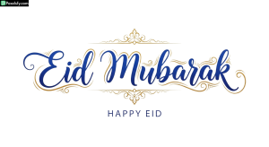 Eid Mubarak Calligraphy isolated on transparent background (40)