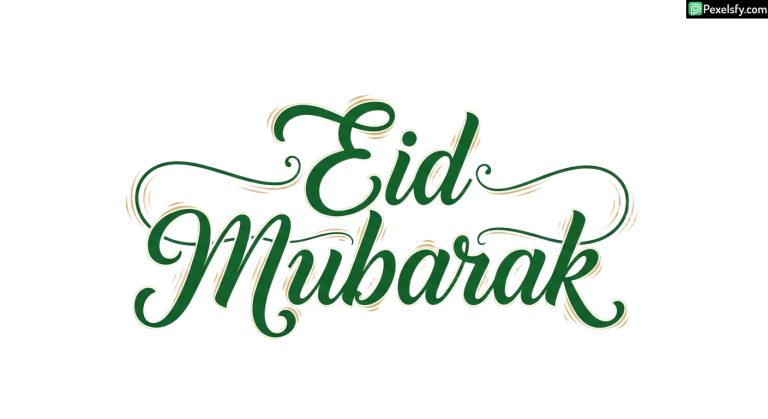 Eid Mubarak Calligraphy isolated on transparent background (52)