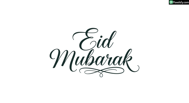 Eid Mubarak Calligraphy isolated on transparent background (79)