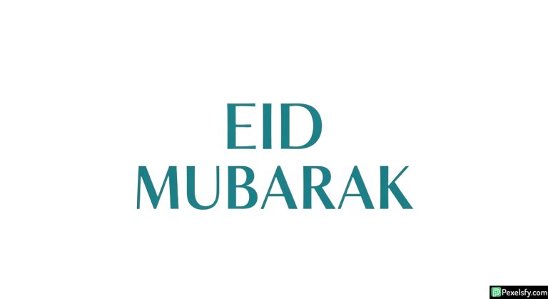 Eid Mubarak Typography isolated on transparent background (3)