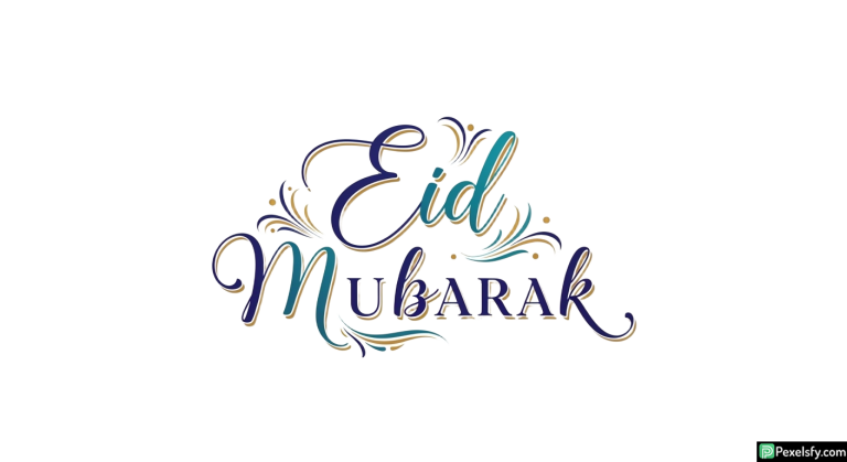 Eid Mubarak calligraphy design isolated on transparent background (12)