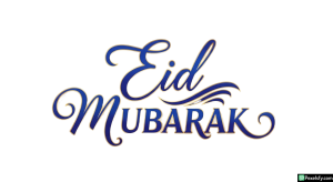 Eid Mubarak calligraphy design isolated on transparent background (15)