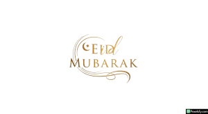 Eid Mubarak calligraphy design isolated on transparent background (16)