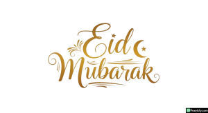 Eid Mubarak calligraphy design isolated on transparent background (17)