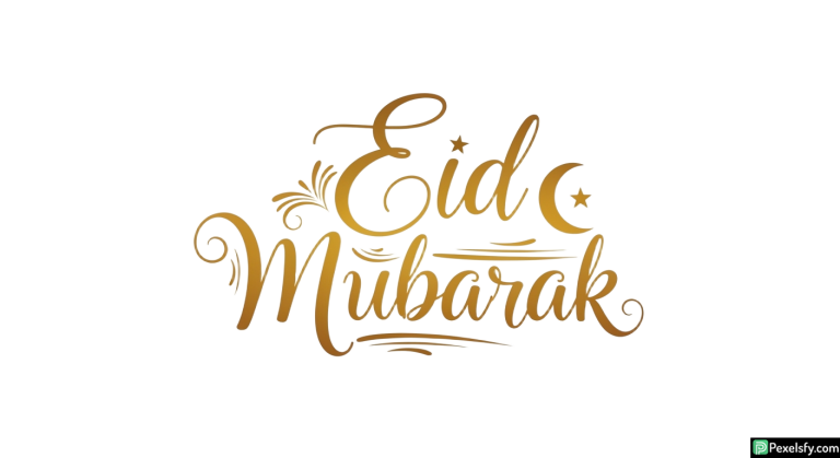Eid Mubarak calligraphy design isolated on transparent background (17)