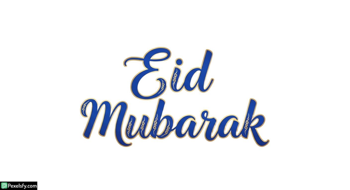 Eid Mubarak calligraphy design isolated on transparent background (22)