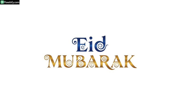 Eid Mubarak calligraphy design isolated on transparent background (23)
