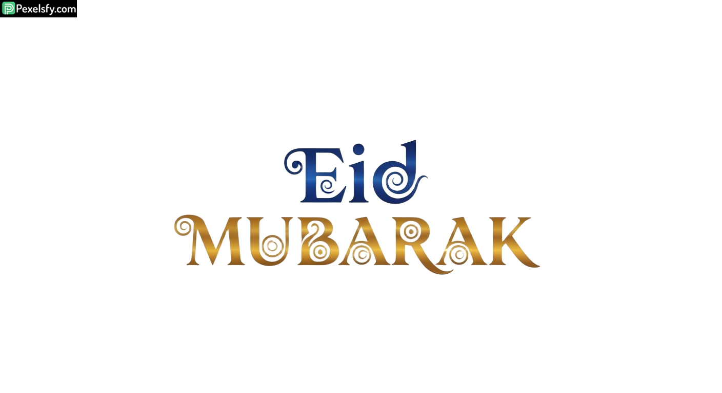 Eid Mubarak calligraphy design isolated on transparent background (23)