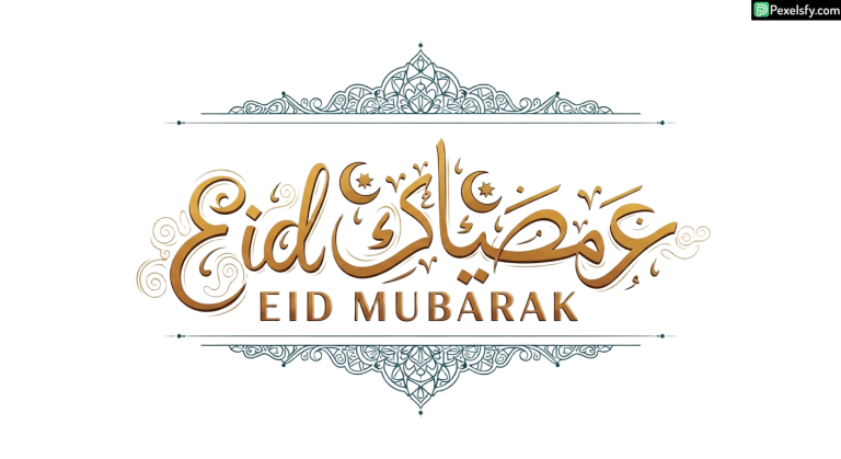 Eid Mubarak calligraphy design isolated on transparent background (24)