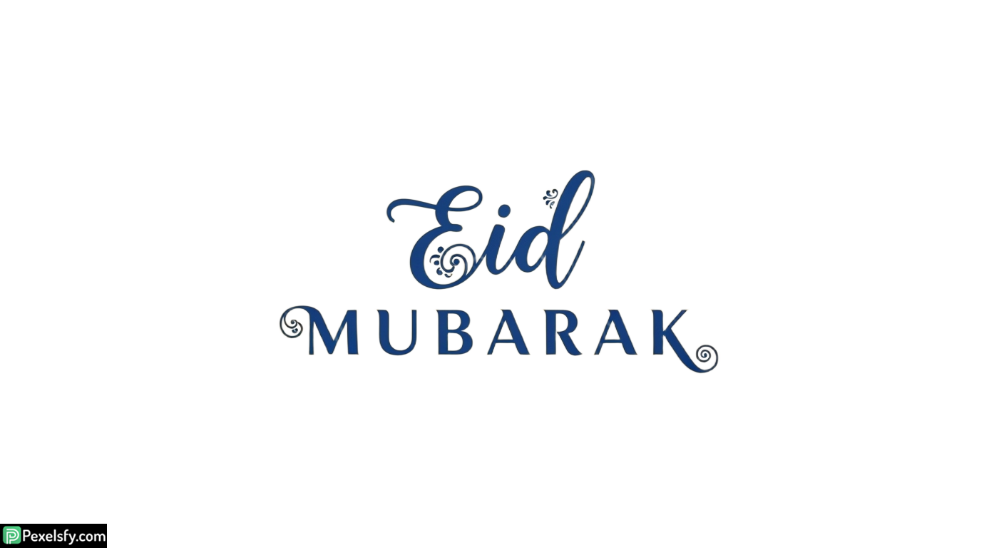 Eid Mubarak calligraphy design isolated on transparent background (27)