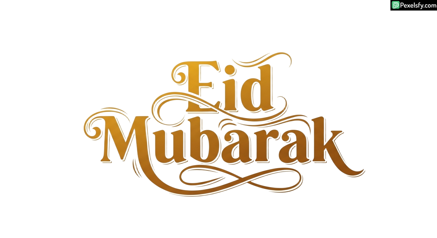 Eid Mubarak calligraphy design isolated on transparent background (29)