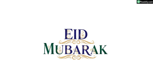 Eid Mubarak calligraphy design isolated on transparent background (3)