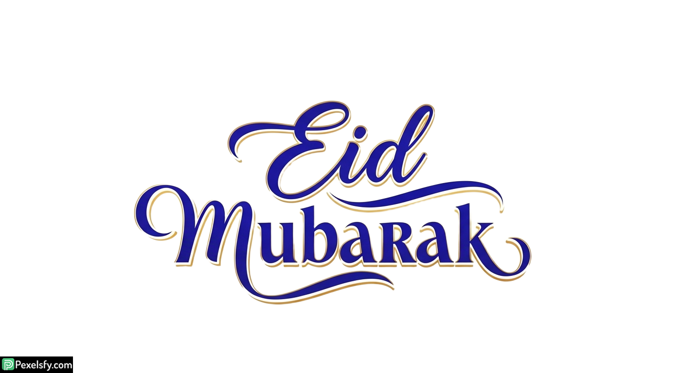 Eid Mubarak calligraphy design isolated on transparent background (32)