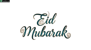 Eid Mubarak calligraphy design isolated on transparent background (36)