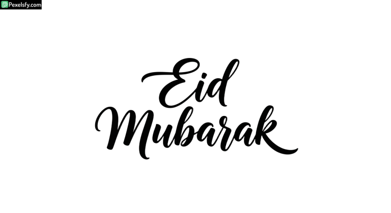 Eid Mubarak calligraphy greeting isolated on transparent background (10)