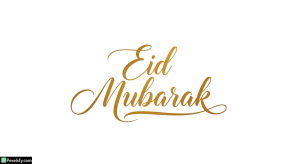 Eid Mubarak calligraphy greeting isolated on transparent background (12)